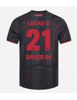 Moške Nogometnih dresov Bayer Leverkusen Lucas Vazquez #21 Domači 2025-26 Kratki rokavi Moške Nogometnih dresov Bayer Leverkusen Lucas Vazquez #21 Domači 2025-26 Kratki rokavi